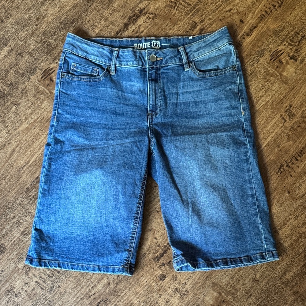 Route 66 Classic Blue Jean Shorts